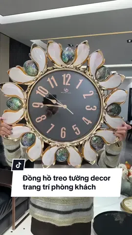 Mẫu đồng hồ treo tường cao cấp decor trang trí phòng khách#muataitiktokshop #thuhaifreeship #xuhuongtiktok #wwwmindecor #donghotreotuong 