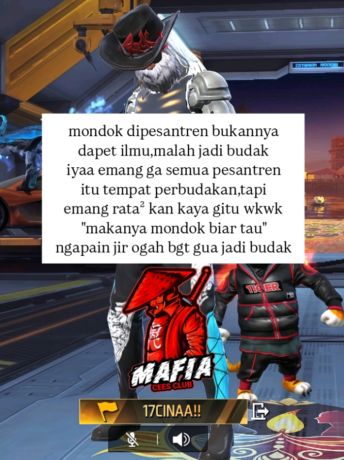 santri seneng banget ya jadi budak🤢😂🤪 #stylecinaa #sateboyelitecs #fyp #freefire #CapCut 