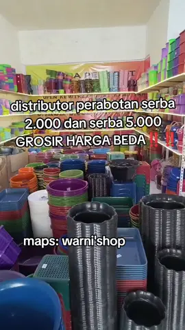 grand opening BESOK!! GRATIS Untuk 20 orang perabotan bebas pilih sendiri perabotan nya, khusus untuk yang bagikan postingan ku (aku pilih random)  perabotan serba 2.000, serba 5.000!! untuk grosir HARGA BEDA!!! MURAAAAHHHH!!!  LOKASI : Ampenan bagek kembar maps: warni'shop belanja grosir? WA 087821570200