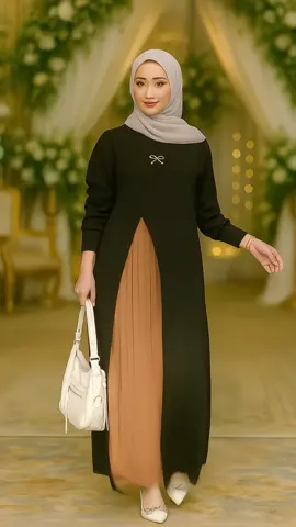 Ara Dress Bahan Knit By Lanre Gamis Busui Cantik Muslimah #gamismuslimpremium#muslimfashion#outfitkondangan#outfitlebaran#fypシ 🥰