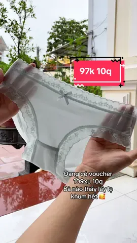 Quần chíp phối ren mềm xinh , đang trợ giá hời #viral #quanchip #quanchipren #dolot #noiy 