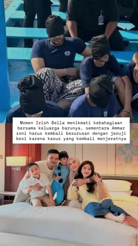 Momen Irish Bella menikmati kebahagiaan bersama keluarga barunya, sementara Ammar zoni harus kembali berurusan dengan jeruji besi karena kasus yang kembali menjeratnya #amaarzoninusakambangan #ammarzoniirishbella #ammarzoni #irishbella  Ammar zoni dipindahkan di nusakambangan