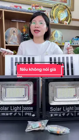 Combo 2 đèn năng lượng mặt trời 3000W vỏ nhựa chống nước IP69, có thể chiếu sáng 6-8 tiếng, không sử dựng điện, an toàn tiết kiệm, có cảm biến tự động bật tắt #hangxinhtuoi 