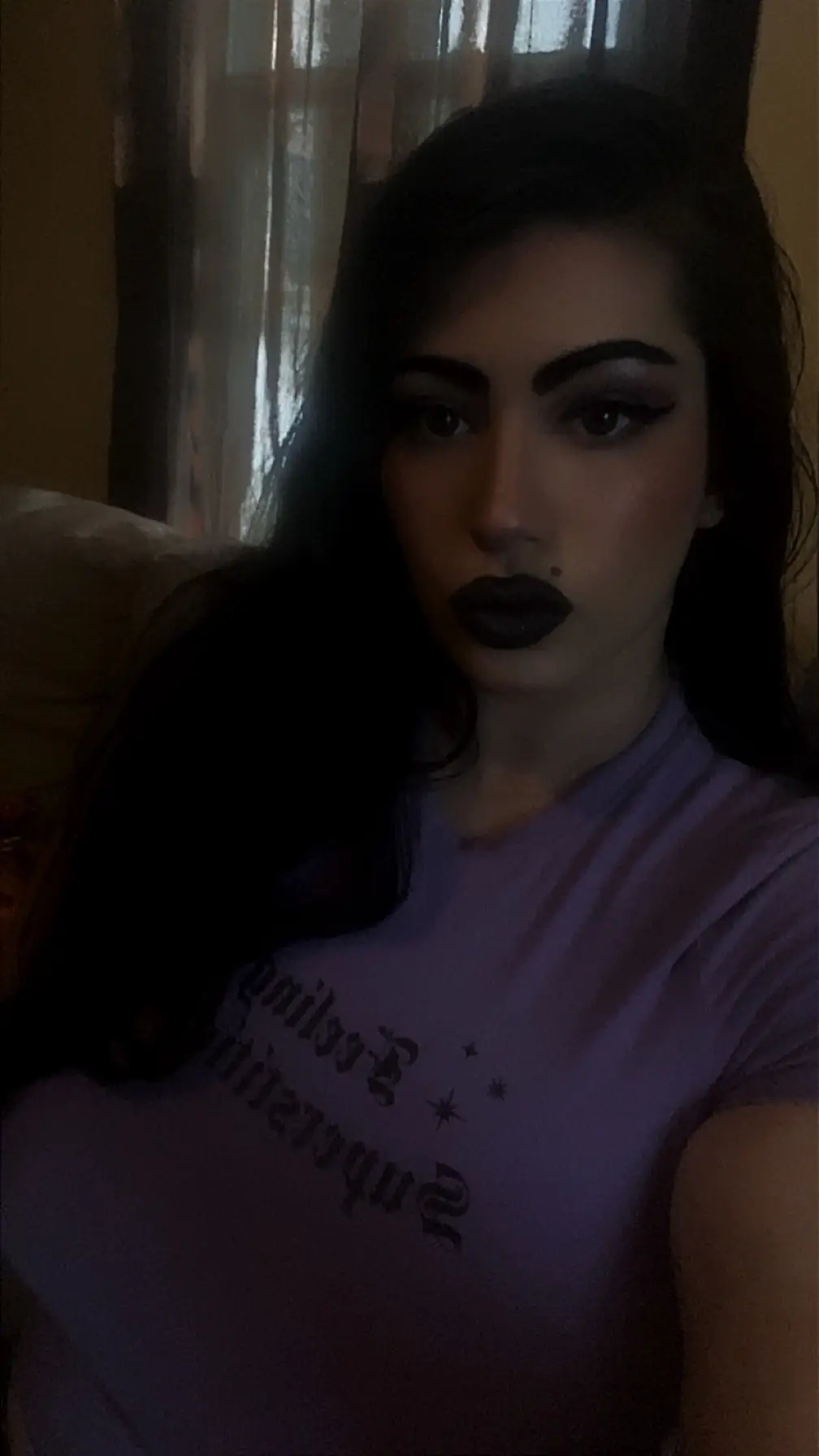 @Victoria’s Secret 🖤💜😘 #spookyseason #halloween2025 #horrormom #victoriassecret #feelingsuperstitious 