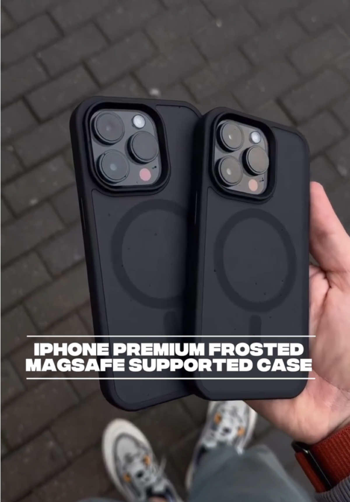 iPhone Premium Frosted MagSafe Supported Case ➡️ Available for different iPhone Models ➡️ Get Free Delivery all over 🇵🇰  ➡️ Frosted Acrylic back with Plastic and Silicone Components ➡️ MagSafe Supported Case ➡️  Reinforced Plastic and Rubber Camera edges ➡️ TPU Durable Silicone Sides
➡️ Protect your phone from scratches, and dirt.
➡️ Real Camera video, we deliver what we show.
➡️ Click on shop Now
➡️ WhatsApp: 0336-12345 01