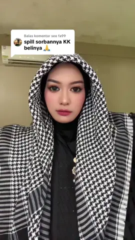 Membalas @see fa99  buruan cek out ❤️‍🔥 #arabian #arabianmakeup #sorbanpalestina #sorbanshemagh #tutorialsorban 