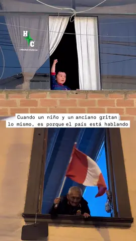 Cuando un niño y un anciano gritan lo mismo, es porque el país entero está hablando. #Protesta #GeneracionZ #Perú #HechoEnCutervo