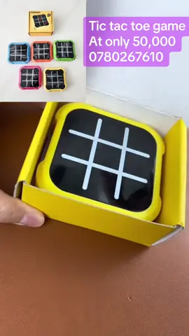 #creatorsearchinsights  Tic tac toe game at 50,000 ugx  #0780267610  handheld electronic puzzle game, often called a Tic Tac Toe Bolt Game or Fun-Tic-Tac-Toe.  This is a portable, handheld device designed for playing various puzzle games, including classic Tic-Tac-Toe.  It is designed to enhance strategic thinking, logic, and memory skills.  The device often features multiple game modes and is suitable for various ages.  It #games #happyfamily #happyhome 