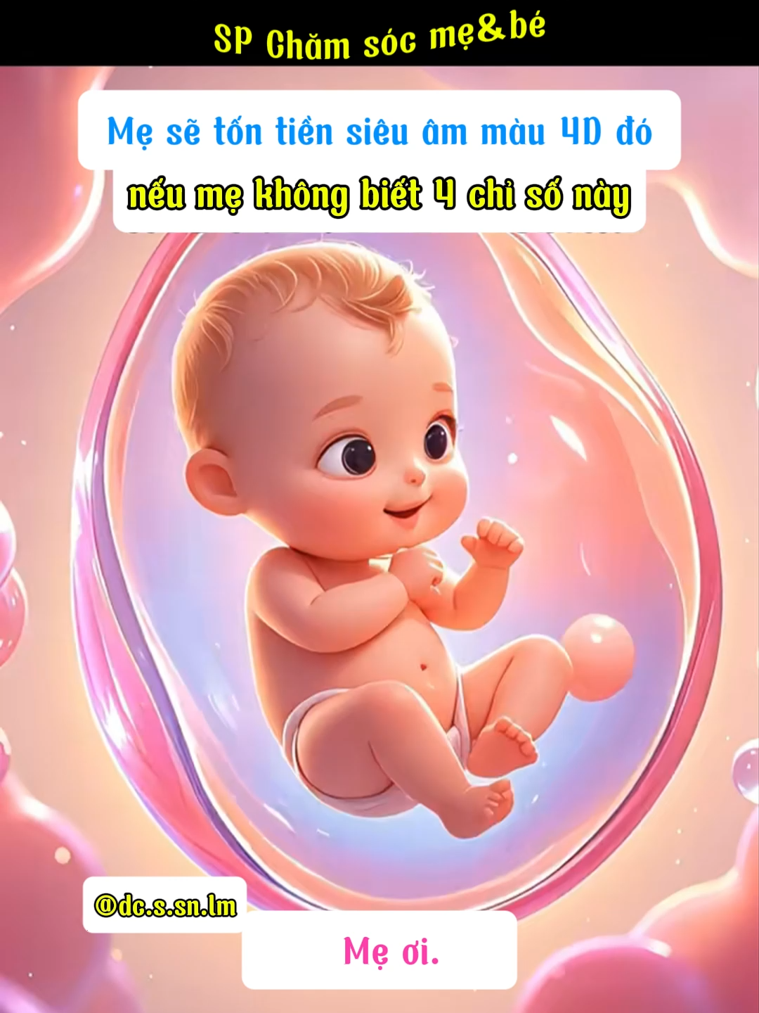 Siêu âm 4D mẹ phải biết các chỉ số này ! #sanomed #suckhoe #mangthai #bauthongthai #mebau #embe #trend #viral