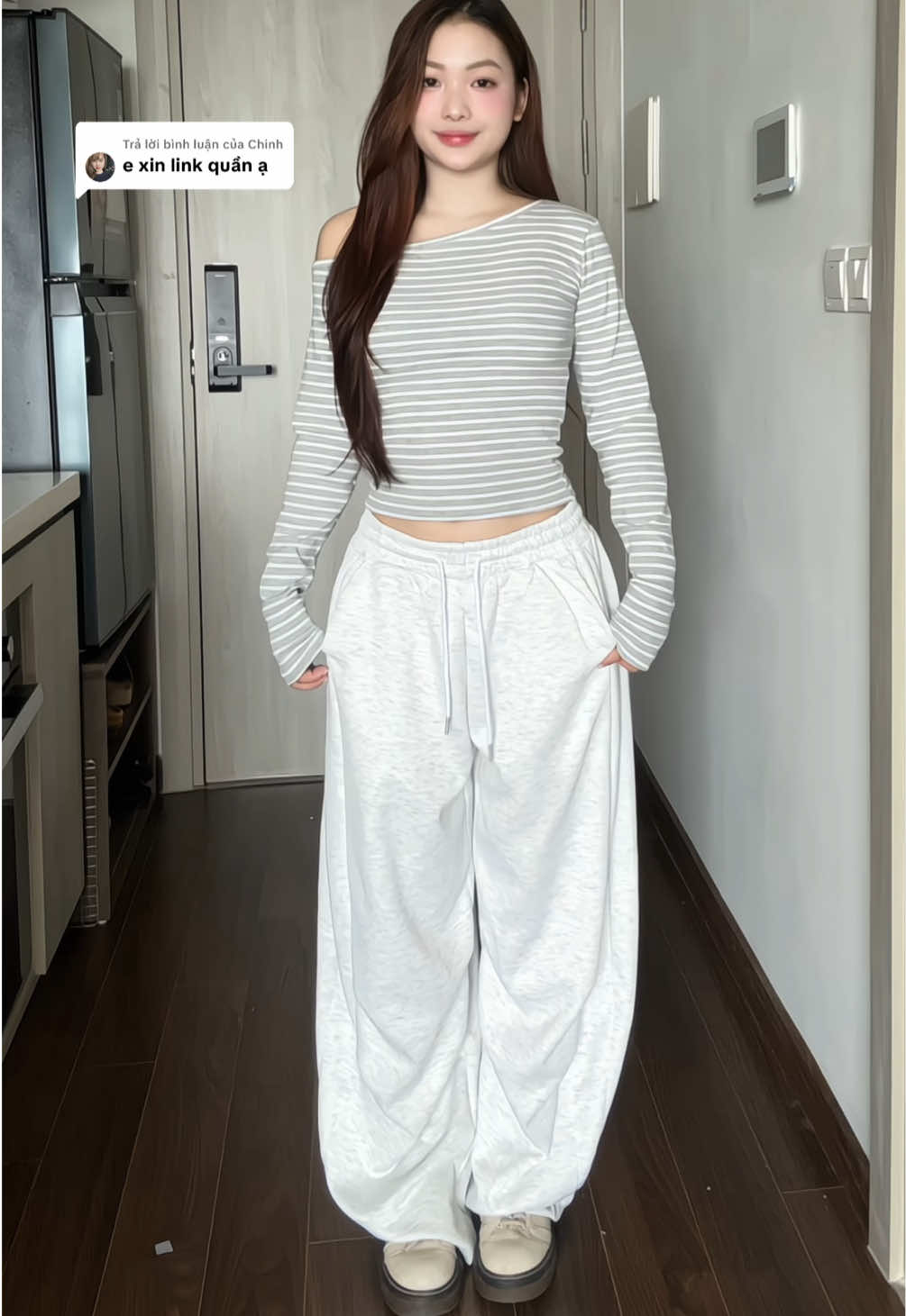 Trả lời @Chinh Con quần nỉ 2da che mọi khuyết điểm 🥰 #xuhuong #quanni #quansuong #quanongsuong #quanxinh 