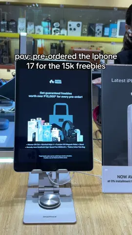 went to Digital Walker and they offered us the iphone 17 pre order option with our preferred colors + the 15k freebies!! Yay so happy to upgrade from iphone13pm Originally went to Rob Mag to pre order the iphone 17 and airpods freebie but sadly they don’t have stocks!  #iphone17preorder #btb #newphone #digitalwalkerph #iphone17 @digitalwalkerph @beyondtheboxph  @isha 