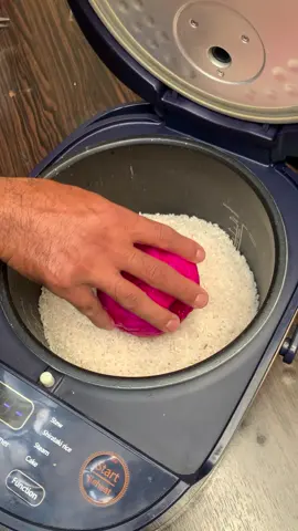 Masak nasi buah pink ternyata enak banget loh #hlm