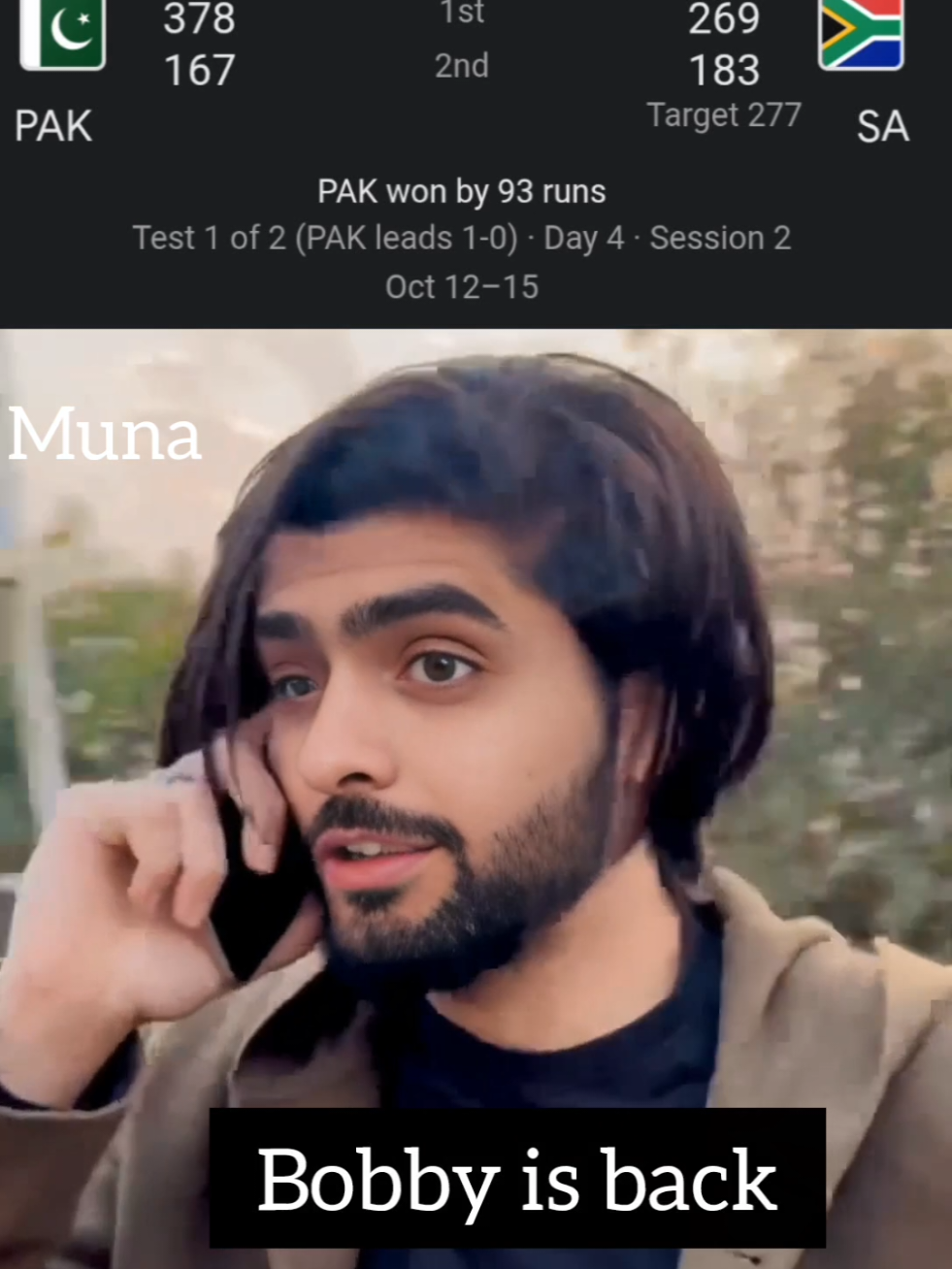 Bobby is back🥵🔥 #cricket #foryou #viralreels #fyp #babarazam 