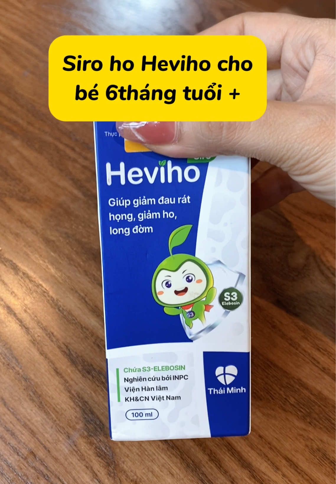 Bà nào đang tìm siro ho thì tham khảo Heviho nhé #mecocahana #chamcon #tresosinh #siroho #heviho 
