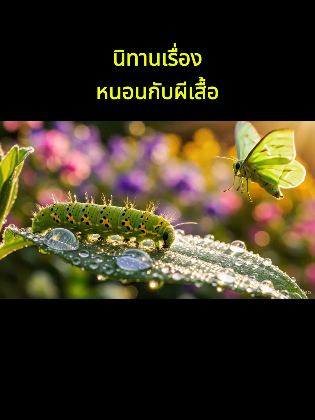 นิทานเรื่อง หนอนกับผีเสื้อ#นิทานสอนใจ#นิทานก่อนนอน#ข้อคิดดีดี#ข้อคิดสอนใจในการใช้ชีวิต#capcut