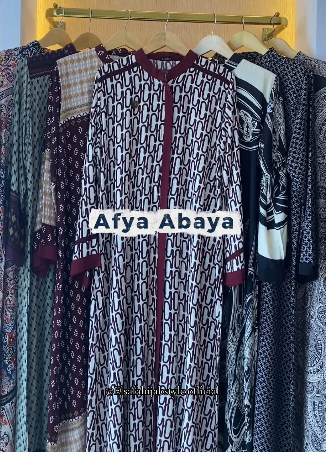 Semua motif Afya kaftan udah ready cuma 100Ribuan bahan super adem🥰🛍️💐#abaya #abayamotif #dressadem #gamisrayon #dresscantik #fyp #elsafahijabstyle 