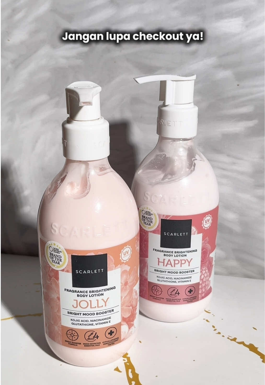 Scarlett Body Lotion Jolly & Happy 🔥  Kamu tim mana??