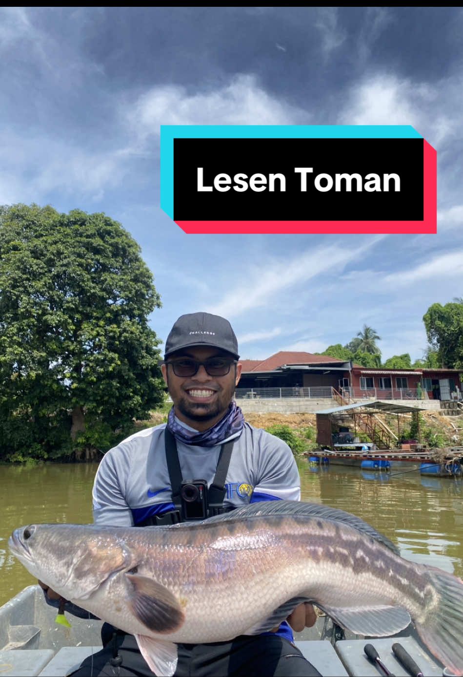 Sifu @pokzul.randuk bawak cari gorgon 🐡 Alhamdulillah first lesen toman sungai 🥵 Dah kene karen toman boleh repeat lagi lepasni 😆 #mancing #pov #toman #fyp #viral 