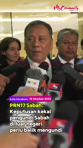 Pengerusi Suruhanjaya Pilihan Raya (SPR), Datuk Seri Ramlan Harun, memaklumkan bahawa tiada keputusan baharu dibuat setakat ini berhubung pengundian bagi rakyat Sabah yang berada di luar negeri itu. Katanya, buat masa ini pengundi Sabah yang berada di luar negeri perlu pulang ke Sabah untuk menunaikan tanggungjawab mengundi pada PRN17.   “Buat masa ini keputusan berhubung perkara itu masih belum diputuskan oleh SPR.  “Jadi pengundi-pengundi Sabah yang berada di luar negeri kena baliklah untuk mengundi,” katanya. #PRN17Sabah #SPR #SabahMemilih #RakyatSabah #UndiKita