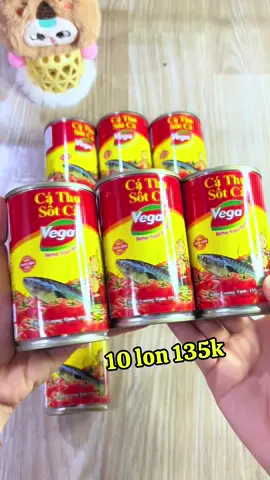 Combo 10 lon cá thu kim sốt cà 135k #emchintaphoa #xuhuong #xh #cahop 