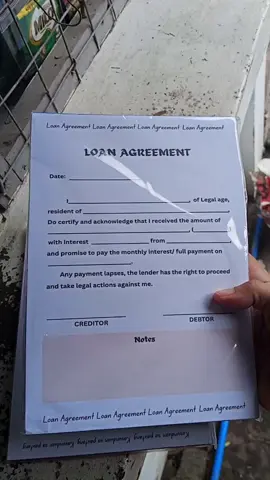Loan agreement 