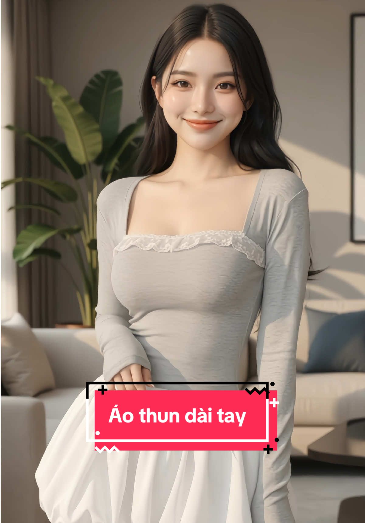 Trơi ơi, cái form áo nó mê gì đâu á #aothundaitay #thoitrangnu #trending #viral 