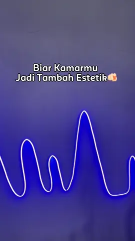 Bahan estetikmu bolo. #lampukamar #lampuestetik #neonflex #lampuhias 
