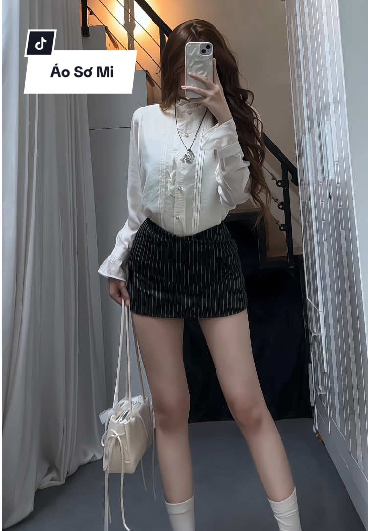 Mãi mê áo sơ mi #aosomi #aosominu #sominu #aosomidaitay #thaosuneo 