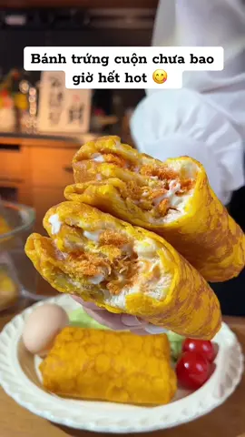 Có ai mê bánh trứng cuộn không ạ 🤤 #trending #doanvat #xuhuong #viral #doanvattrungquoc 