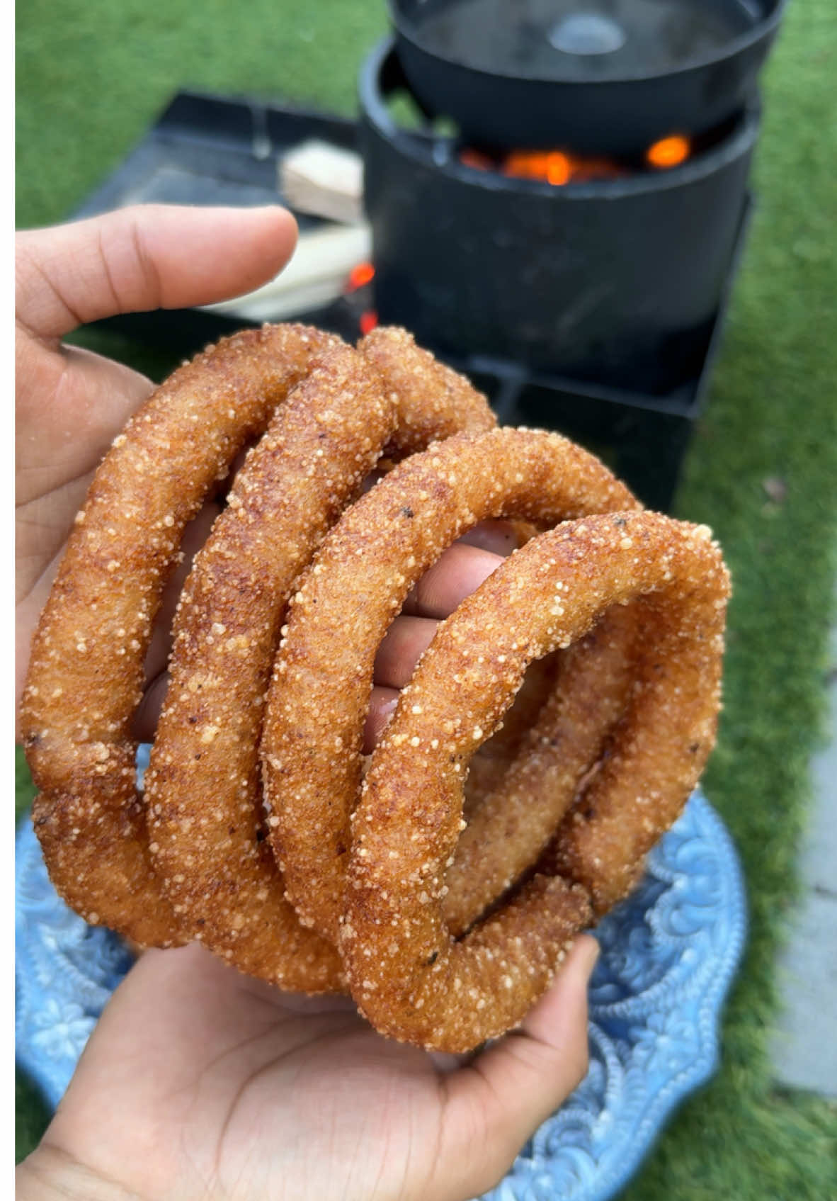 Selroti Recipe || ft. @Rice Spice Dice || #ricespicedice ||  FoolProof Selroti Recipe: Ingredients: - 2kg Glutinous Rice - 2kg Basmati Rice - 40g Methi - 10g Cardamom  - 10g Cloves - 5g Cinnamon  - 500g Fine Suji - 500g Sugar - 500g Ghee Can half the recipe or Double, just do less or more with your requirements.  Instructions with Timestamp: - Day before 9pm: Soak Rice - Next Day 9am: Blend Rice - SAME day 5pm: Make Roti - Rest follow the video.