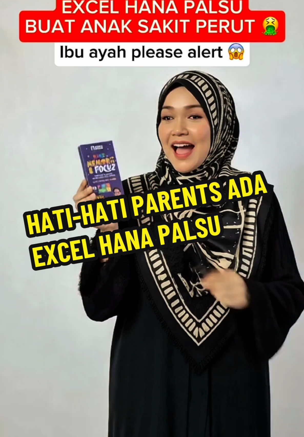 ‼️ Hati-hati parents! Dah mula banyak Excel Hana palsu dijual murah 😨 Pastikan beli yang original saja — untuk keselamatan anak-anak 💛 #ExcelHanaOriginal #ElakBarangPalsu #VitaminAnak