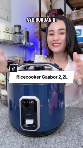 Ricecooker Gaabor 2,2 Liter bisa COD ongkir GRATIS #ricecooker2liter #gaabor 