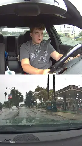 My V6 Broke While Drifting In The Rain #hellcat #mopar #v6 #charger #dashcam 