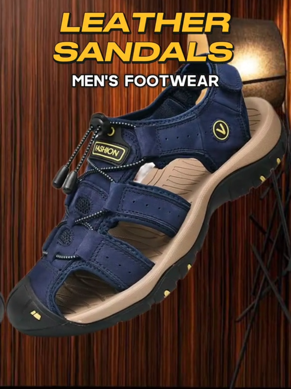 #leather #sandals #men #outdoor #footwear 