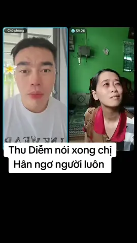 Thu Diễm nói xong chị Hân ngơ người luôn  #hannguyen 