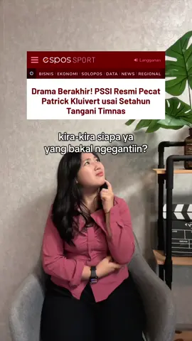 PSSI resmi mengumumkan berakhirnya kerja sama dengan pelatih Timnas Indonesia, Patrick Kluivert, melalui mekanisme mutual termination, Kamis (16/10/2025).  Keputusan ini diambil sebagai bagian dari evaluasi strategi jangka panjang pembinaan tim nasional. Dalam rilis resminya, PSSI menyampaikan terima kasih atas kontribusi dan profesionalisme Kluivert serta staf kepelatihannya selama bertugas.  Federasi menegaskan, keputusan ini diambil secara musyawarah demi penyelarasan visi pembinaan sepak bola nasional ke depan. Dengan berakhirnya kontrak, Kluivert dan stafnya tidak lagi menangani Timnas Indonesia di semua level, baik senior, U-23, maupun U-20.