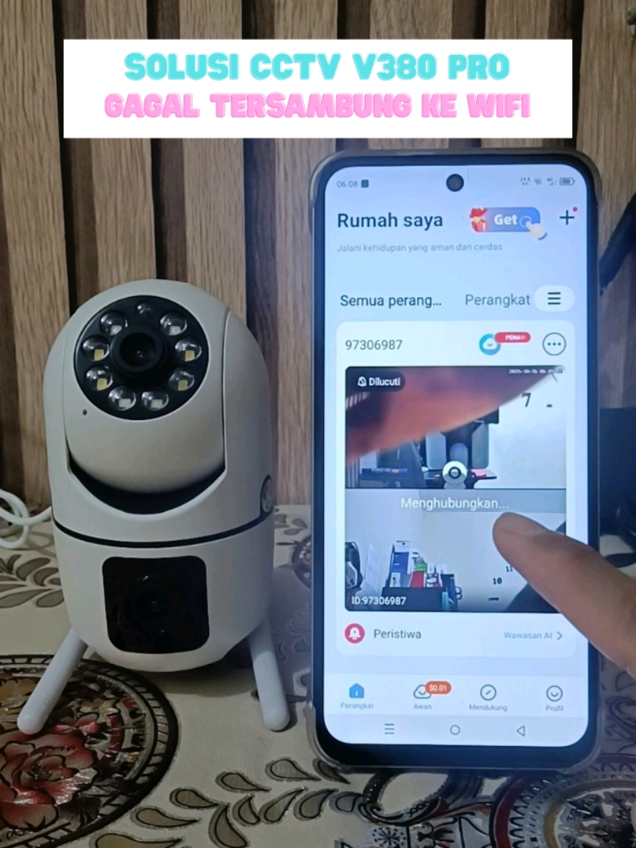 Membalas @syauqiyah4sini solusi kenapa cctv v380 tidak bisa nyambung ke wifi. #cctv #v380pro #tutorial #resetcctv #cctvwifi 