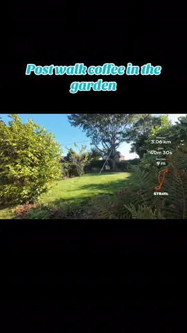 Post walk coffee in the garden.  @Stanley Europe  #ForEveryMove #StanleyCommunity #walk #postwalkcoffee 