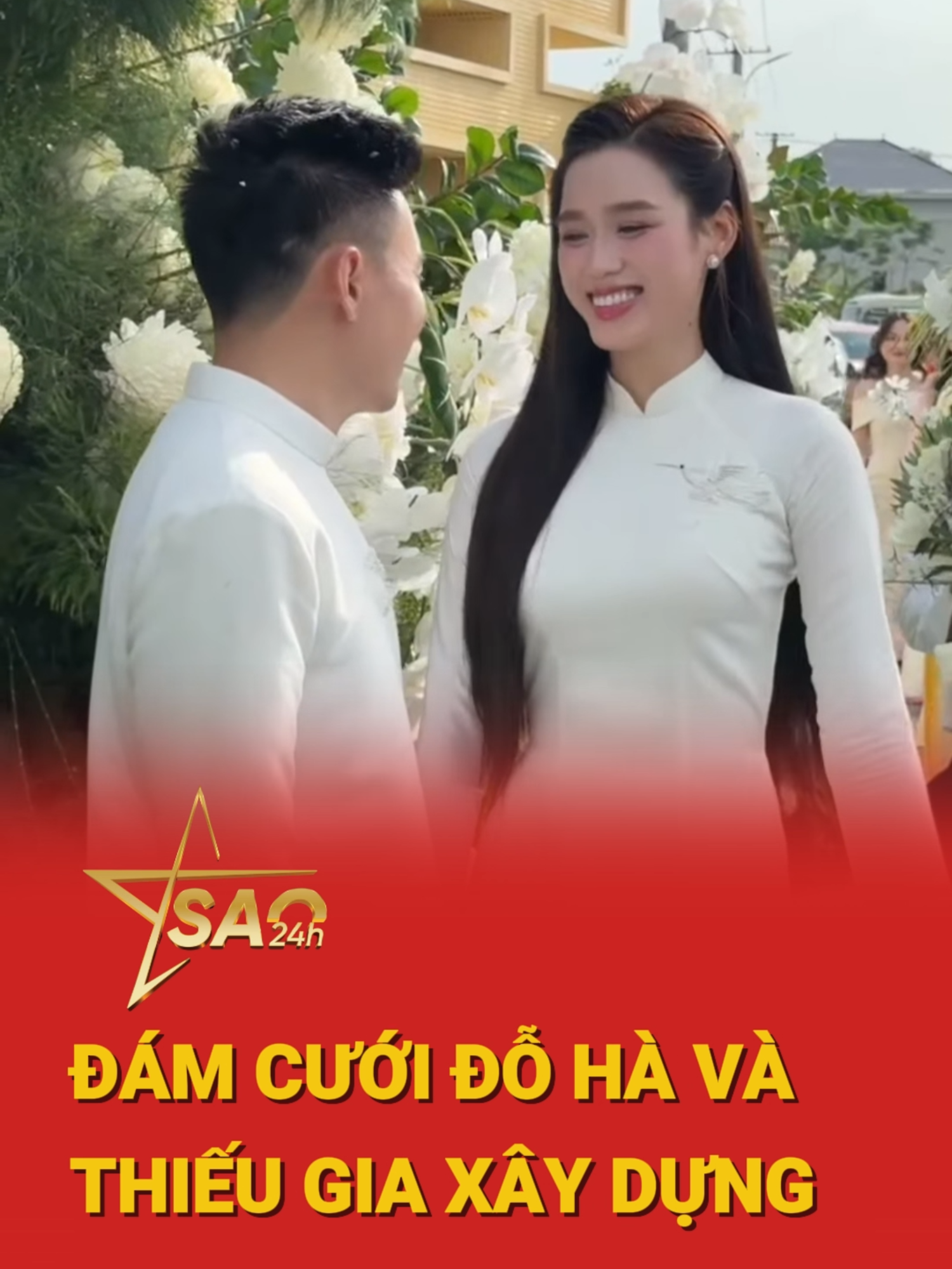 Đám cưới Hoa hậu Đỗ Thị Hà cùng Thiếu gia ngành xây dựng #xuhuong #sao24h #dothiha #hoahauvietnam #tiktokgiaitri