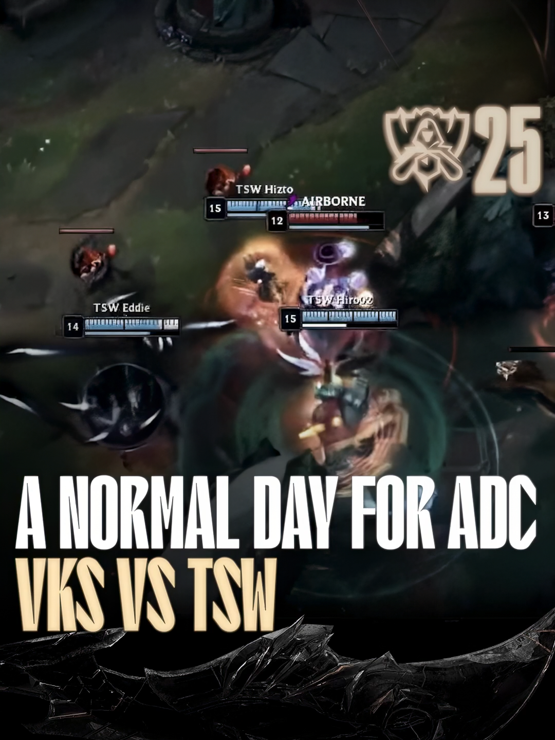 Classic AD Carry Experience ☠️ #Worlds2025