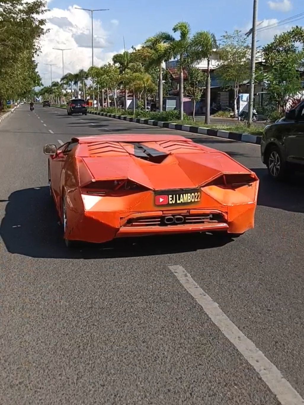 Lamborghini replika mesin honda tiger 200cc #lamborghini #lamborghinireplica #lamborghiniaventador 