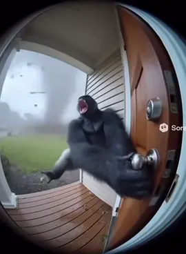 #gorilla #funny #ai #Meme #tornado 