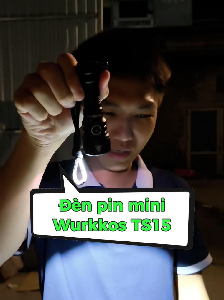 Đèn mini wurkkos ts15 siêu nhỏ, dùng kèm vs đèn chính ok luôn #denpinmini #chinhthanden 