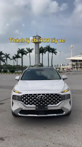 Đưa em 400tr lấy xe về Santafe 2023 full xăng chạy xe 1 vạn 4 km zin full bảo dưỡng hãng. Nilong còn nguyên như xe mới. Sơn zin cả xe. Check test mọi nơi. #tùngxechất #hyundai #santafe #hyundaisantafe #fyp 