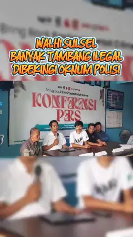 Walhi Sulsel Banyak Tambang Ilegal Dibekingi Oknum Polisi. Tambang ilegal makin marak, katanya sih ada ‘pelindung berseragam’. #TambangIlegal #OknumBerseragam #WalhiSulsel #TambangTanpaIzin #PolisiDanTambang   📲 Jangan lupa untuk LIKE, KOMEN & SEBARKAN!