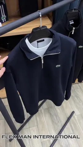 Luxury meets comfort — the Lacoste Premium Sweatshirt 💫 Made from 320–330 GSM fleece, warm yet breathable for all seasons. Available in M | L | XL Colors: Navy Blue 🩵 & Black 🖤 Perfect for a timeless, minimal look. 🔥 Exclusive Sale Now On! Grab yours before it’s gone. #Lacoste #FlexMan #PremiumWear #AllSeasonStyle #UnisexFashion
