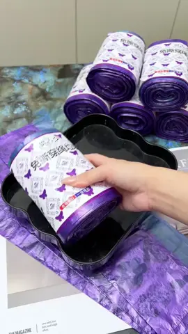 Túi Đựng Rác Hương Lavender, Túi Rác Xua Đuổi Ruồi Muỗi, Có Dây Rút, Cuộn 50 Túi, 45*50cm #tuirac #tuiracsinhhoc #tuiracdayrut #xuhuong #thinhhanh 