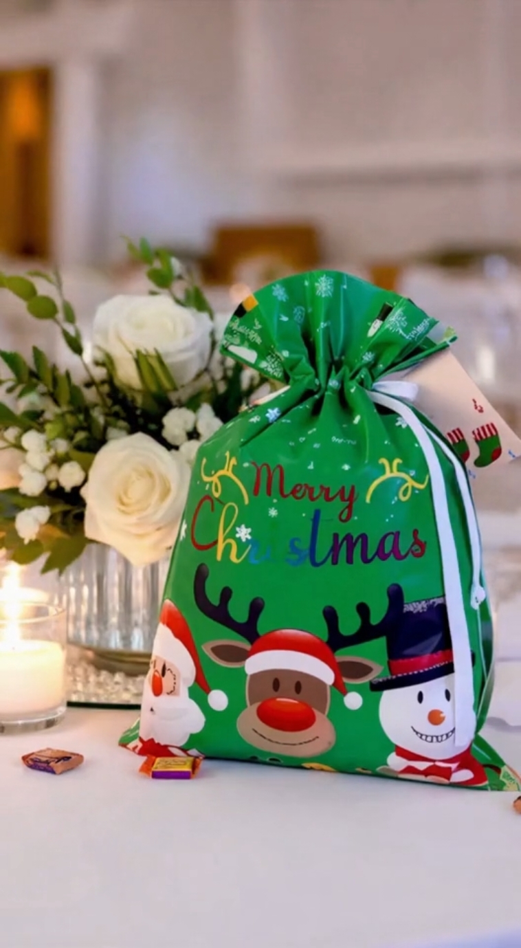 25-Pack Christmas Drawstring Gift Bags – With Tags, Perfect for Xmas, Birthdays & Weddings#wolink #christmasgiftwrapping 