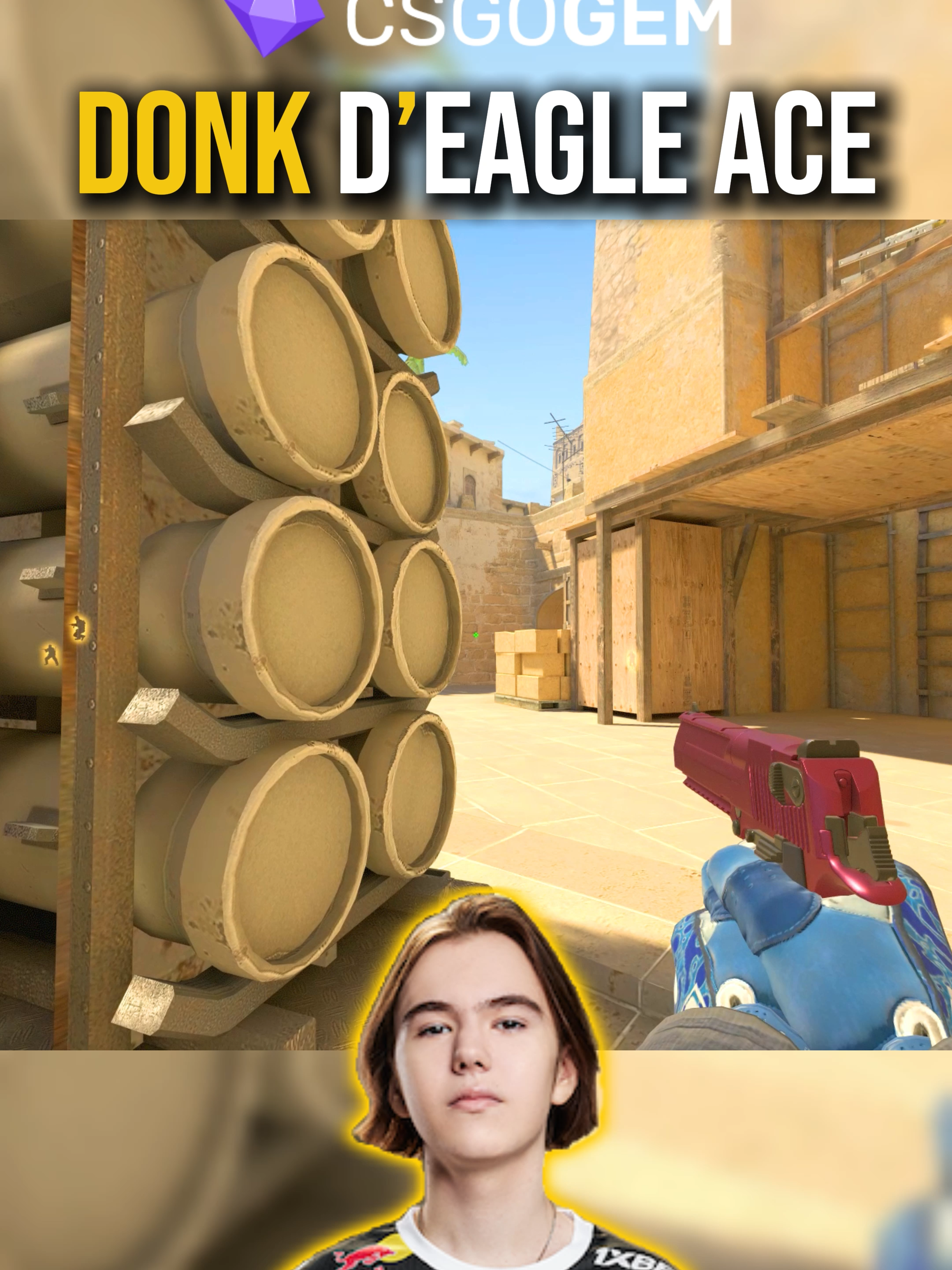Donk aimlock activated? #cs2 #counterstrike2 #kcgo #csgo #cs2moments #ace #faceit #cs #donk