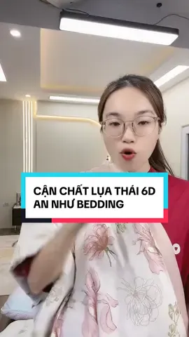 Cận chất lụa thái các bác yên sờ tâm đặt hàng ạ #tiktoklive #livehighlights #TikTokAwardsVN #annhubedding #luathai6d 